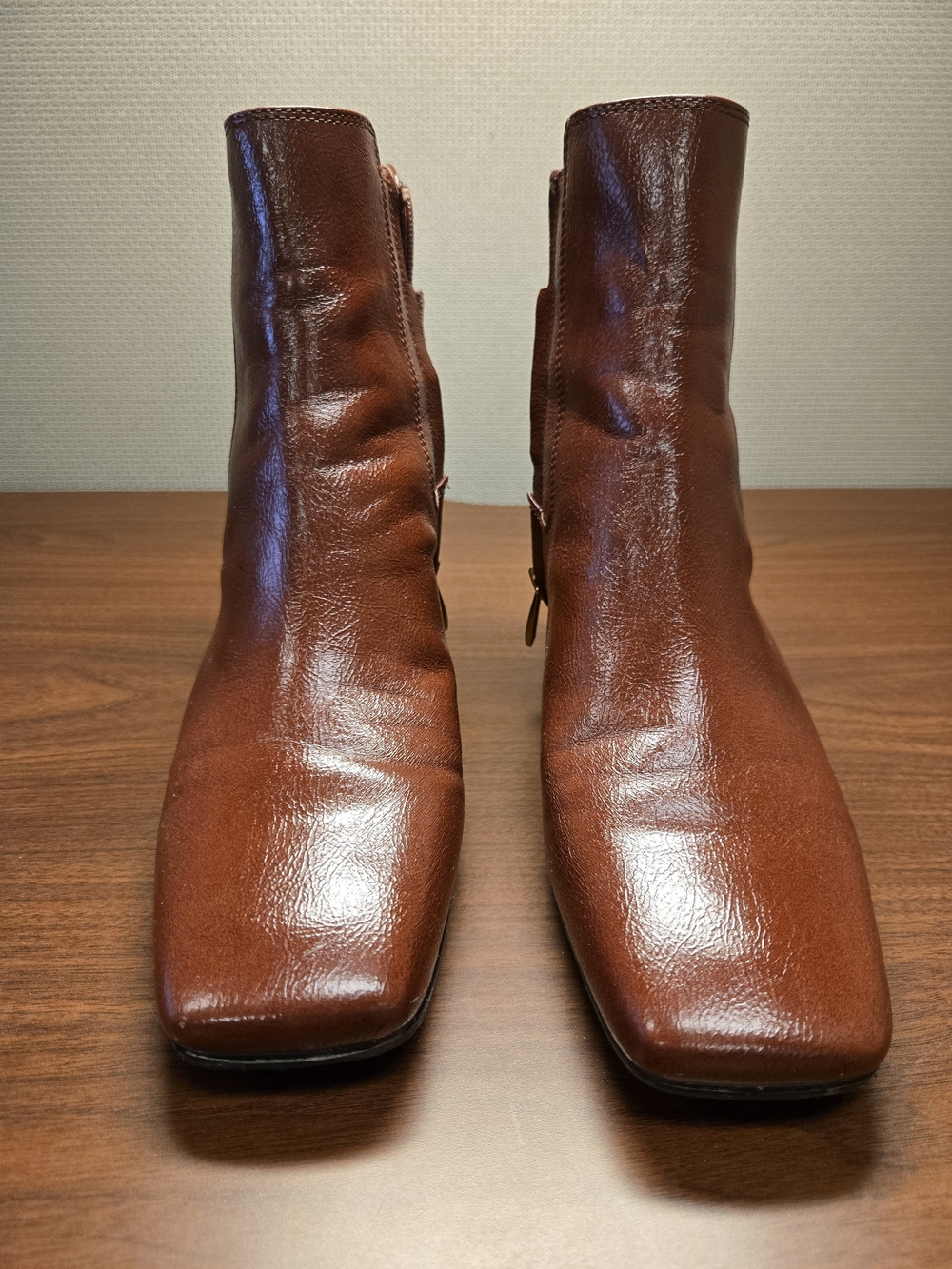 Franco Sarto Brown Ankle Boots